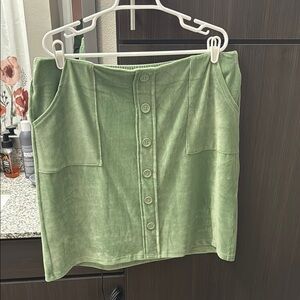 LuLaRoe Green Mini Pencil Skirt for Casual Wear